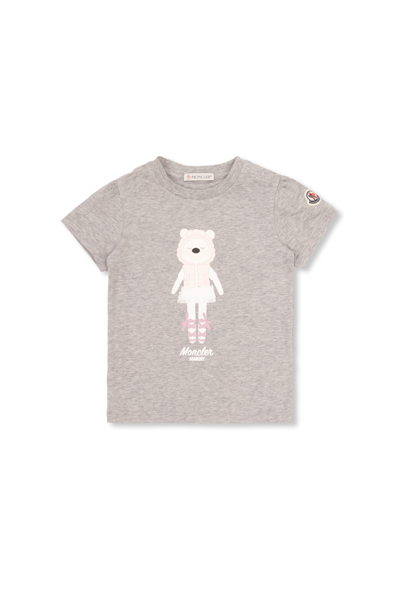 MONCLER Tシャツ/ladies,kids/size 12A Navy blue Cotton T-shirt with logo Moncler Enfant - Vitkac